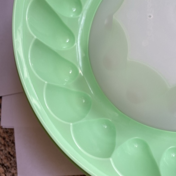 Vintage Tupperware Jel-N-Serve Jello Mold  3 Piece Mint Green - Picture 7 of 9